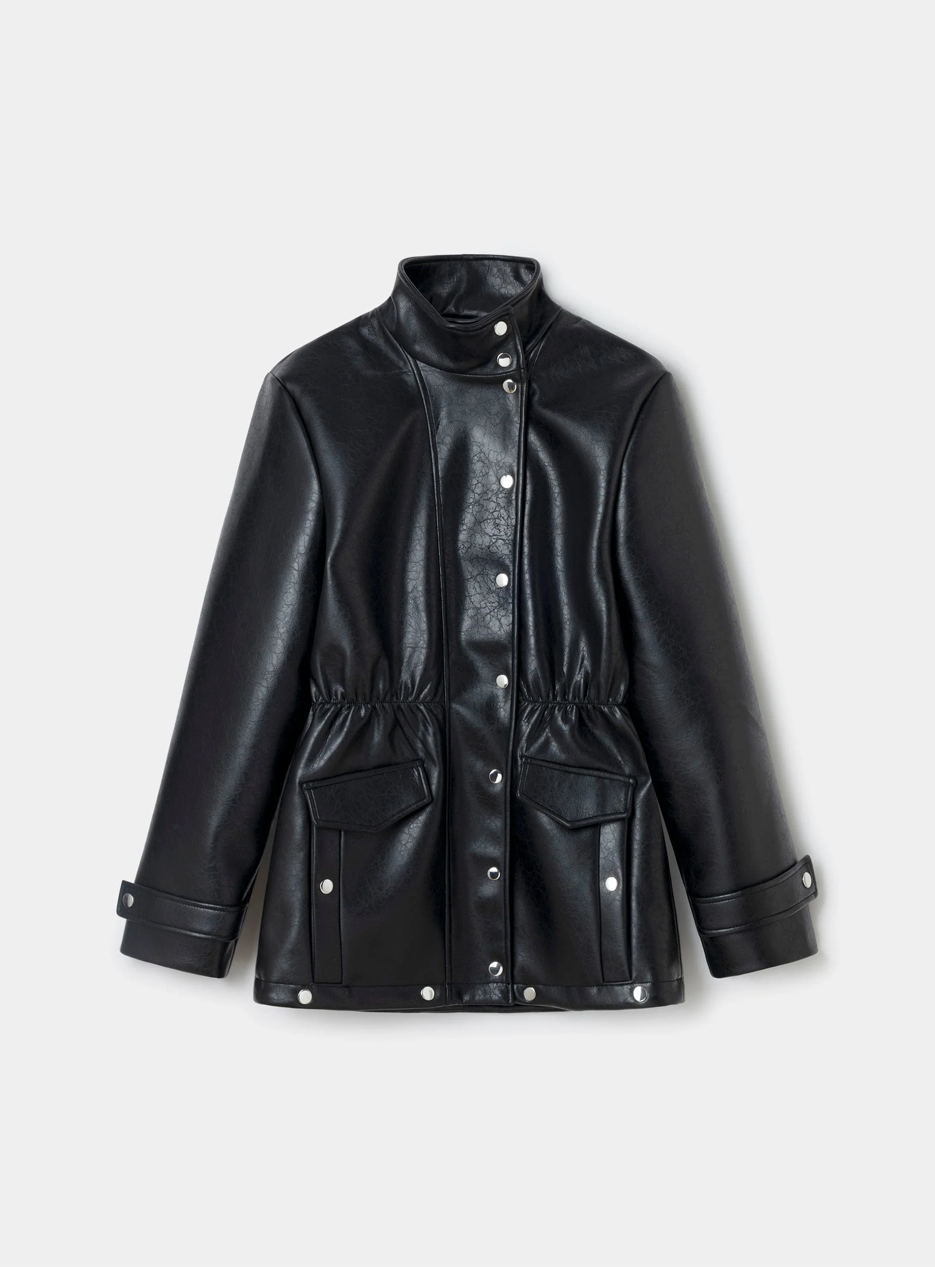 BERGHAIN BLACK LONG JACKET - Image 2