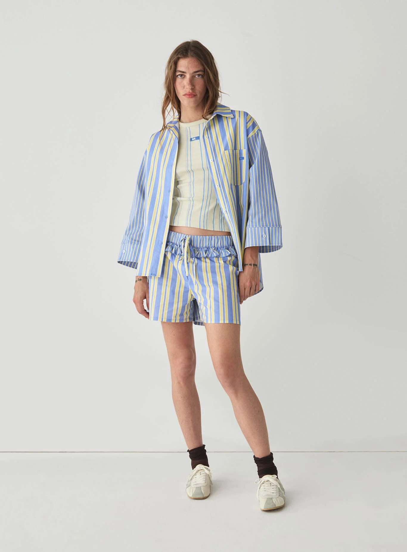 CAOS BLUE POPLIN SHIRT - Image 3