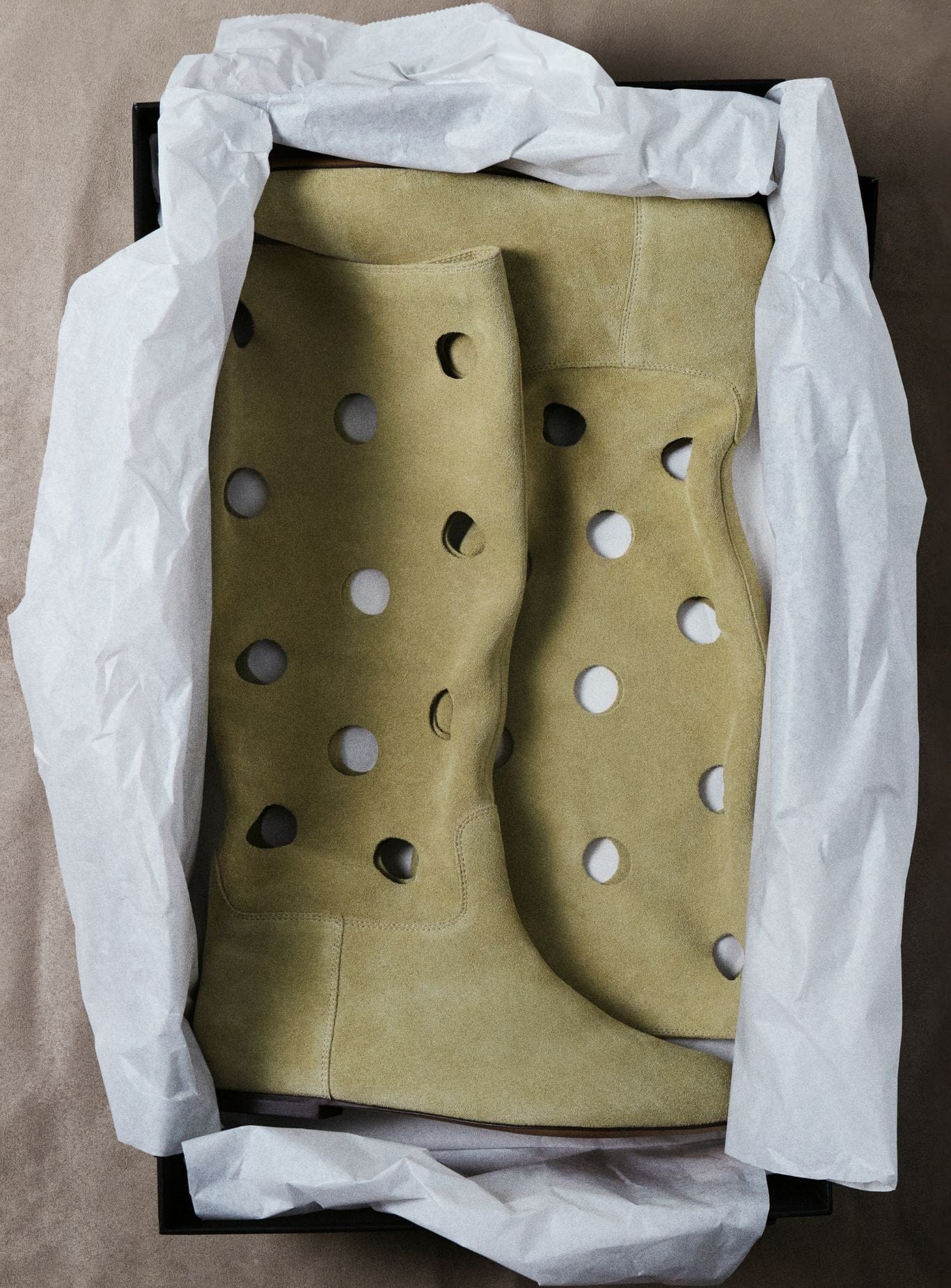 CLOE CUT-OUT SUEDE BOOTS - Image 5