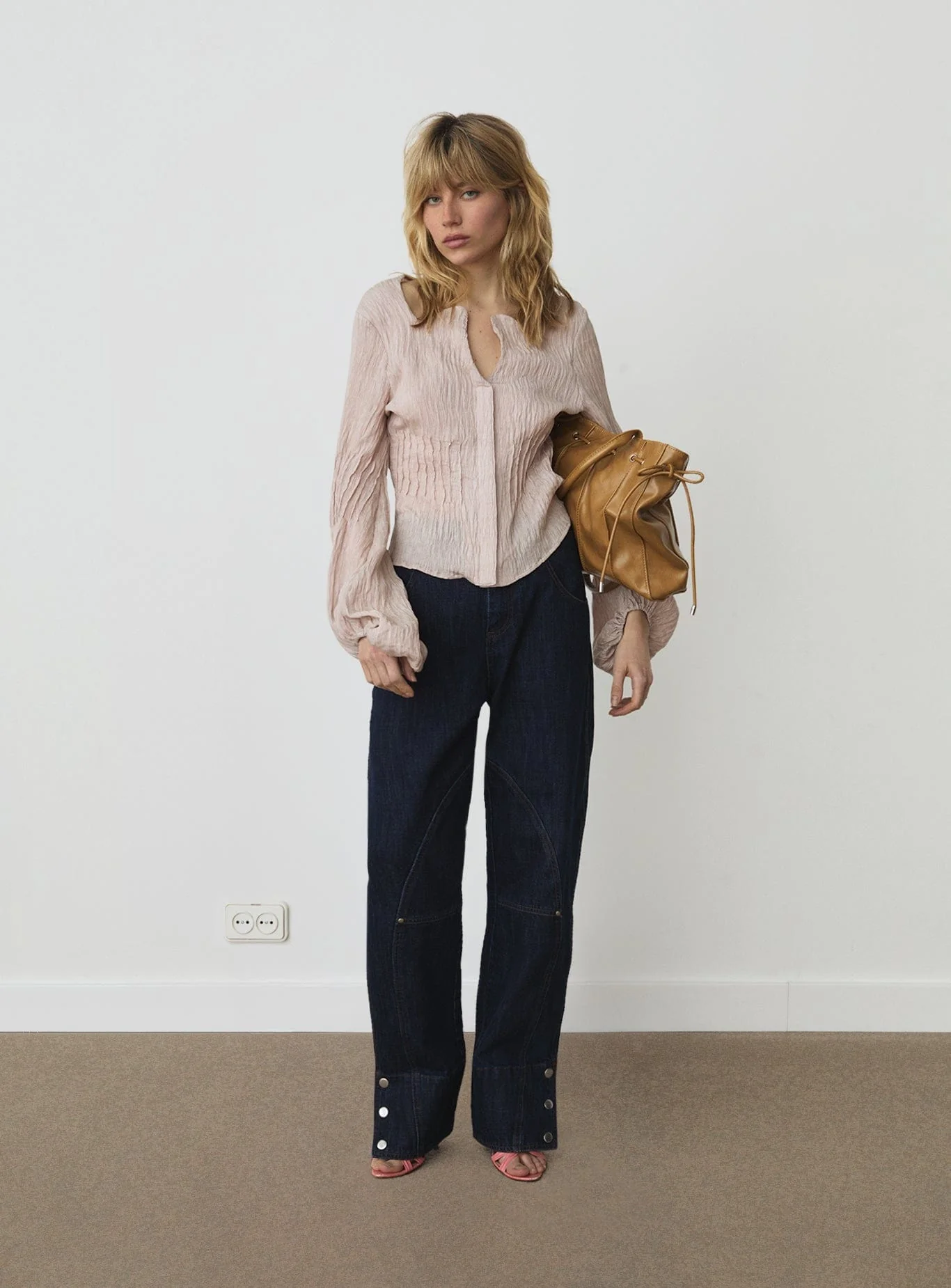 DALIA LIGHT PINK BLOUSE - Image 2