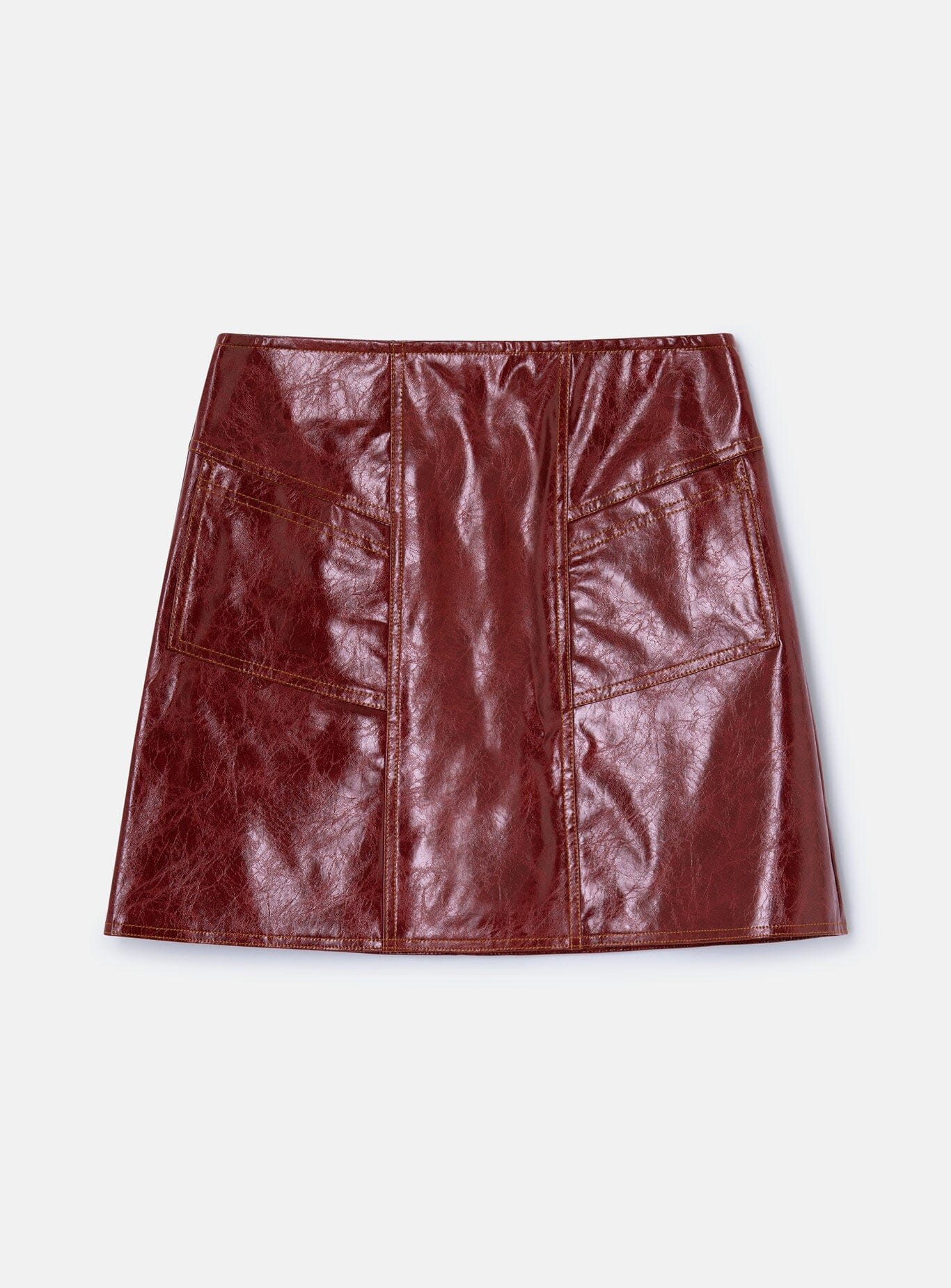 FRANKIE BURGUNDY SKIRT - Image 3