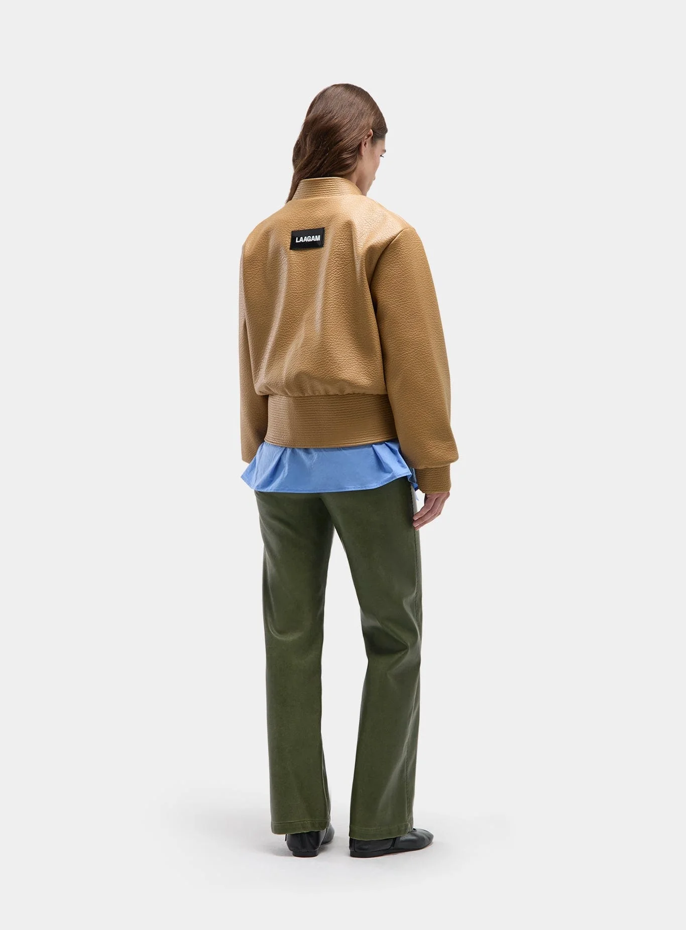 FREYA CAMEL BOMBER JACKET - Image 5