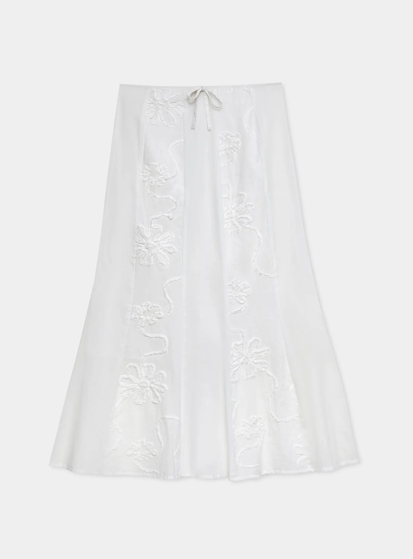 LILA WHITE MIDI SKIRT - Image 5