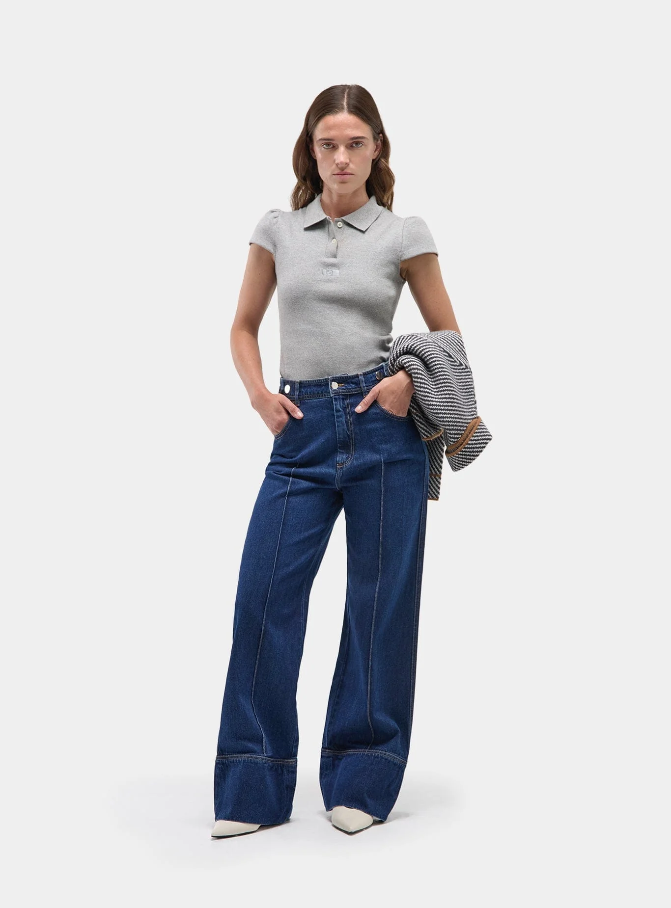 MOLLY DARK DENIM JEANS - Image 4