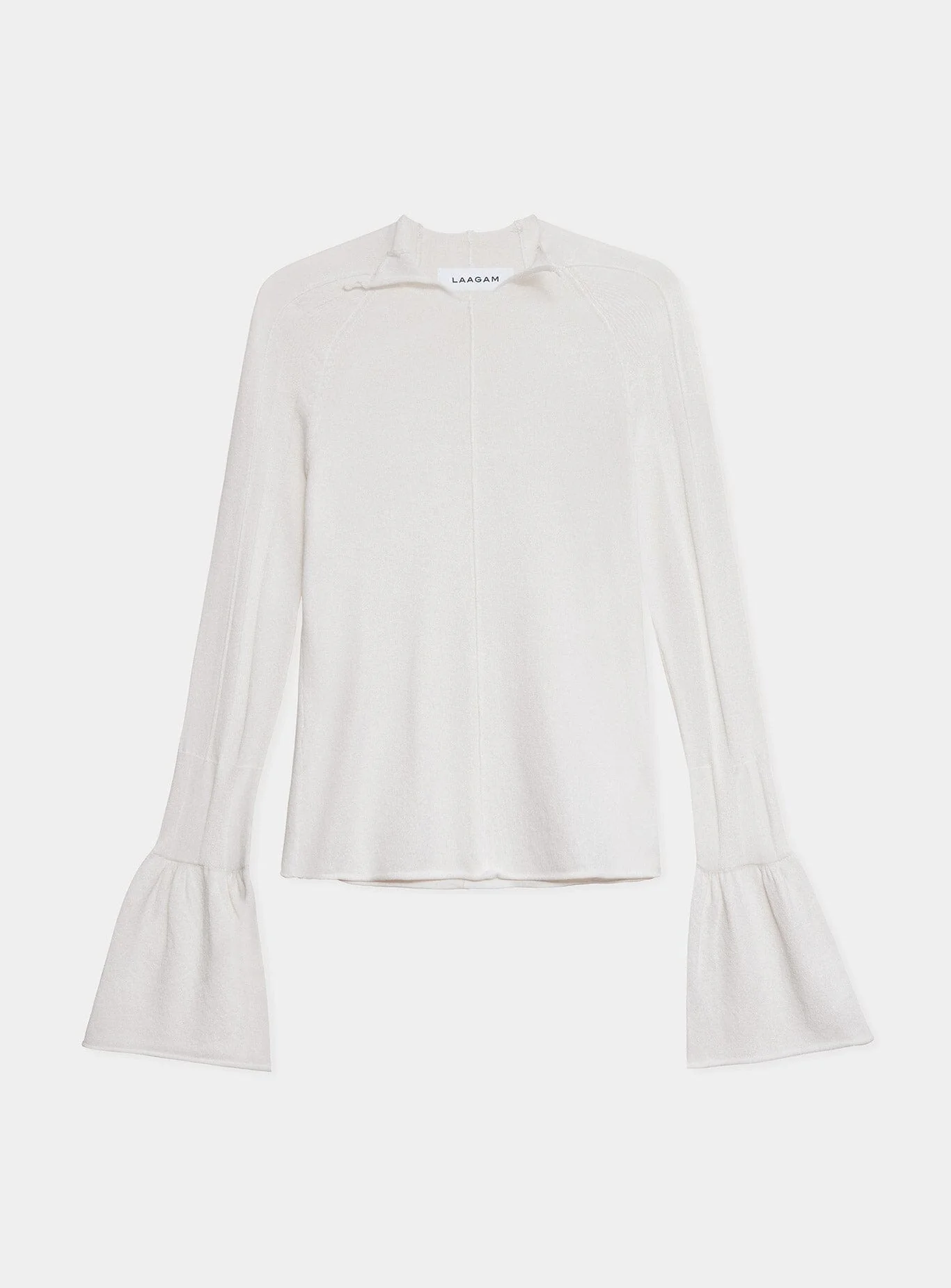 ODINE ECRU LONG KNITTED TOP - Image 4