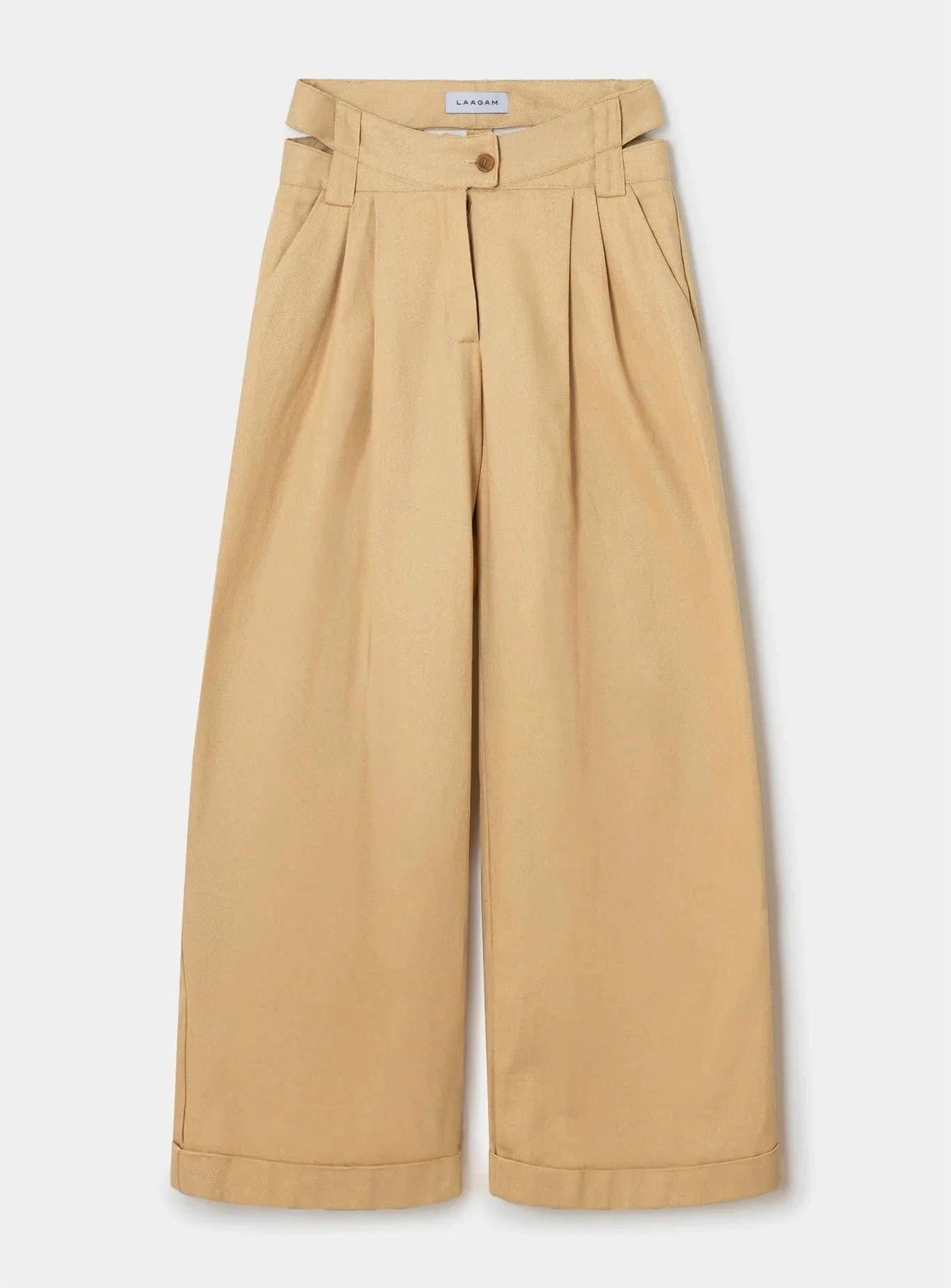 SMITH BEIGE SERGE PANTS - Image 2