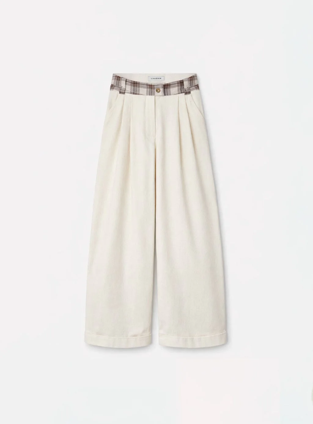 SMITH ECRU SERGE PANTS - Image 4
