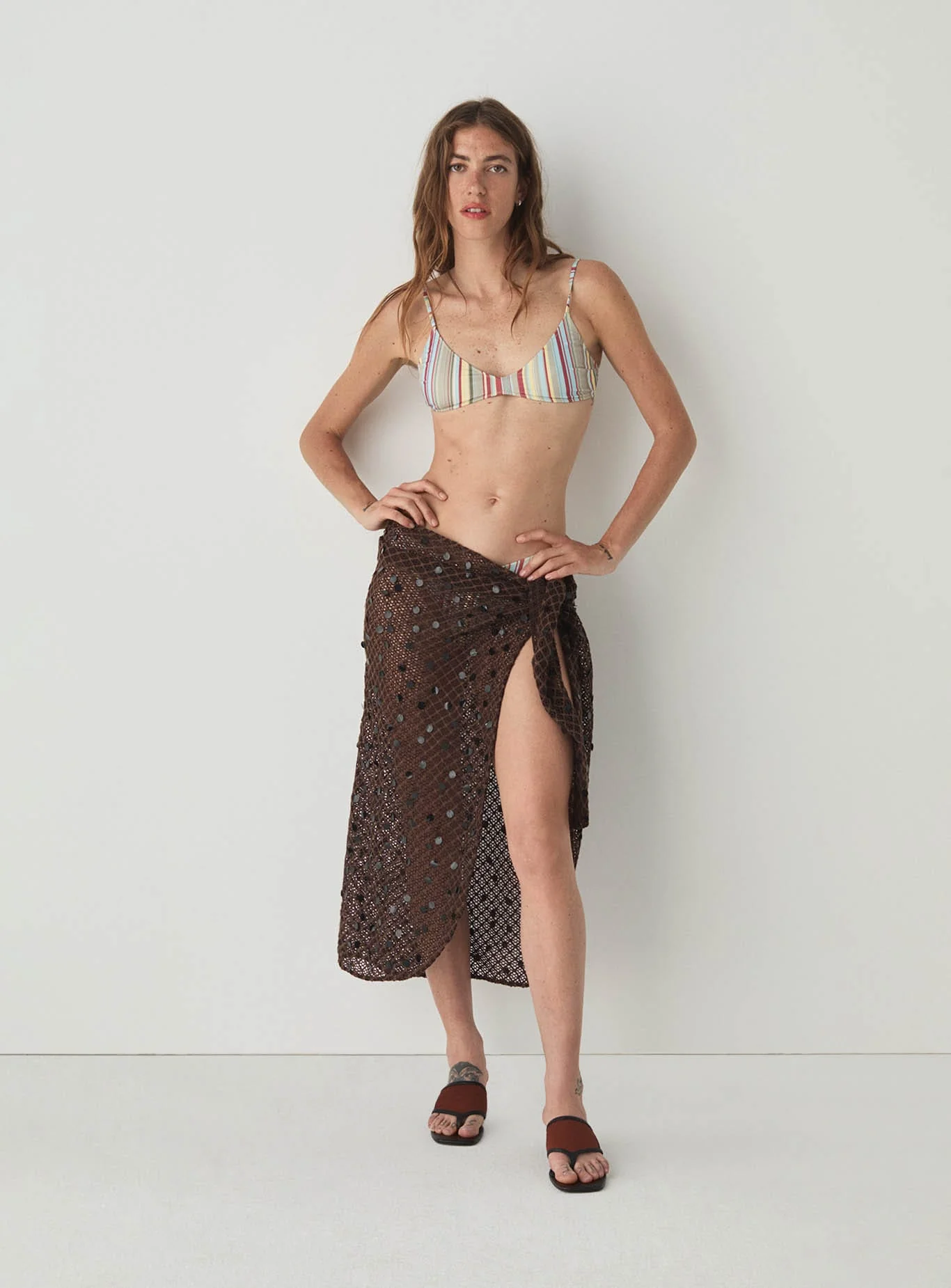 STINE STRIPED BIKINI TOP - Image 3
